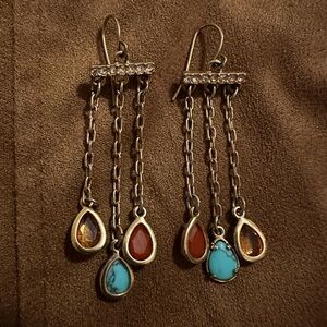 Ralph Lauren chandelier earrings.
